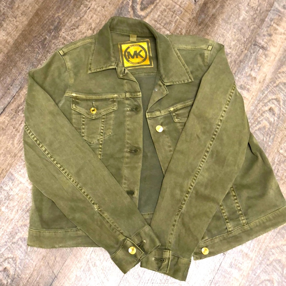 Michael Kors Olive Jean Jacket Large